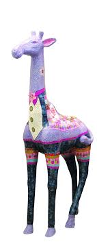 See more ideas about paper mache animals, paper mache, paper. Extra Large Paper Papier Mache Giraffe Craft Decorated With Glue And Paper Decopatch Decoupage Paper Mache Animals Paper Mache Art Paper Animals