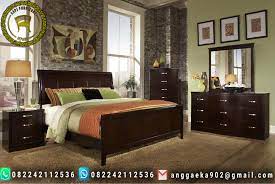 Set Dipan Tidur Minimalis Aapj Furniture Aapj Furniture Wood Bedroom Furniture Sets Dark Wood Bedroom Furniture Bedroom Sets