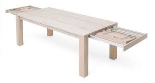 Extendable Dining Table Narrow Rectangular Dining Room Table Expandable Dining Table Solid Oak Table
