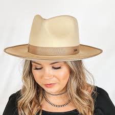 Felt Hats Gigi Pip Monroe Ivory Monroe Off White Rancher Hat