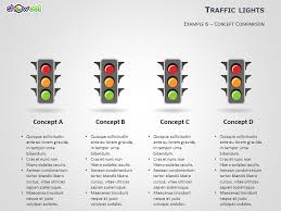 traffic lights free powerpoint template