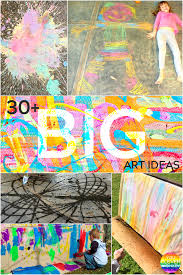 Big Art 30 Ideas For Big Art Projects Toddler Art Projects Big Art Art Projects