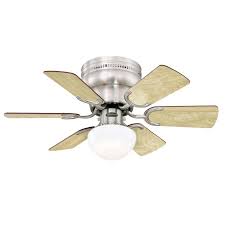Many of our flush mount ceiling lights allow you to choose a matching light shade separately, giving you the print. Westinghouse Lighting Petite 30 Inch Six Blade Indoor Ceiling Fan Brushed Nickel Finish With Led Li