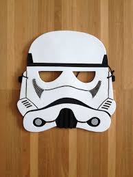 Sw Stormtrooper Moosgummi Mask For My Sons Star Wars Masken Star Wars Kinder Star Wars Kindergeburtstag