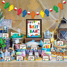 Maybe you would like to learn more about one of these? Buy Gone Fishing Bait Bar Bobber Dessert Food Buffet Decoration Fishing Banner Food Labels The Big One Dessert Table Birthday Party Favor Ideas Supplies Online In Greece B08nss4r8l
