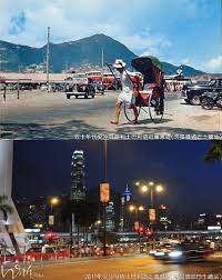 尖沙嘴疏利士巴利道 梳士巴利道 近廣東道 天星碼頭巴士總站 1950 s history pictures hong kong frozen in time