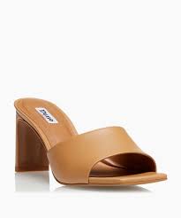 … women's sandals mules low. March Set Back Heel Mules Camel Dune London