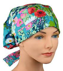 The Hat Cottage Womens Surgical Scrub Hats Adjustable Medium To Large Lavish Scrub Hats Hats For Women Chemo Hats For Women