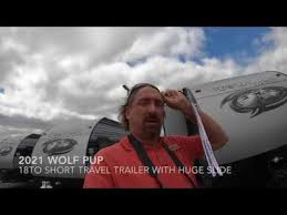 With ample tank capacities and an abundance of storage, the cherokee wolf pup is a step above its competition. 2021 Cherokee Wolf Pup 18to Short Travel Trailer With Large Slide Youtube