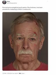 Roy Andrews, 76, former youth pastor at Iglesia La Fuenta in Harrisburg,  has been charged w unlawful contact with a minor, indecent assault,  corruption of minors, endangering the welfare of children &