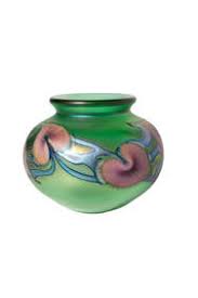 A Jerry Herr For Lotton Studios Glass Rose Bowl.