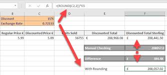 How to build a funnel chart in excel. Formula Friday When Your Formula Is Not Calculating As You Expected Is Excel Wrong Displaying Decimals Versus Rounding In Excel How To Excel At Excel