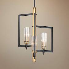 Black And Antique Brass Pendant Light Flambeau 12 3 4 Wide Black Antique Brass 3 Light Pendant 75g78 Lamps Plus In 2020 3 Light Pendant Cage Chandelier Pendant Light