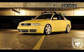 Slammed Imola Yellow B5 S4 Audi Cars Audi S4 Imola