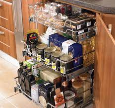 Parts and accessories for kitchen cabinets storage you shouldn't miss out on. Chrome Pull Out Wire Baskets With Soft Close Runners