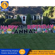 You can find scrap metal yards in many ways. Happy Birthday Letter Yard Signs With Stakes For Holiday China Alphabet Letter Yard Sign Yard Sign Made In China Com