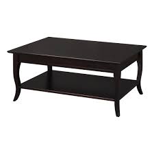 Amish lancaster mission glass top display coffee table, source: Customer Favorite Linon Derora Coffee Table With Shelf 18 1 4 H X 44 W X 22 D Espresso Accuweather Shop
