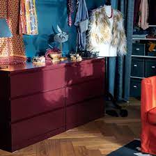 Chests of drawers can be more than just a handy place to store socks. Try The Stylish Ikea Malm Dark Red Chest Of Three Drawers For Storing Stuff You Don T Want To Show Off Ikea Malm Malm Best Home Interior Design