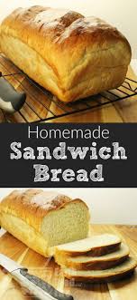 Homemade Sandwich Bread Recipe Homemade Sandwich Homemade Sandwich Bread Bread Recipes Homemade