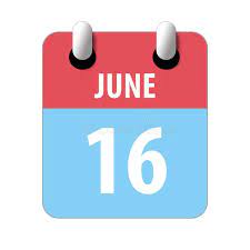 June 16 is the 167th day of the year (168th in leap years) in the gregorian calendar; June 16th Stock Illustrations 102 June 16th Stock Illustrations Vectors Clipart Dreamstime