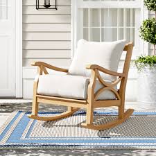 Lovely patio furniture naples fl or outdoor furniture sale clearance. Light Wood Patio Rocking Chairs Gliders You Ll Love In 2021 Wayfair