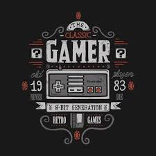Classic Gamer T Shirt The Shirt List Video Game Posters Retro Gaming Classic Games