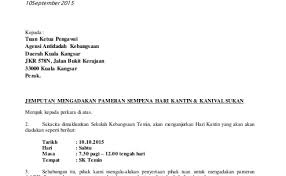 Contoh Surat Rasmi Jemputan Sekolah Surat 25 Otosection