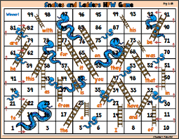Grants teachers permission to photocopy the reproducible pages in this. Free Snakes And Ladders Using Hfw Fry 1 25 Words Teacher S Take Out