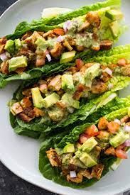 Serve with lettuce or salad mixture, pico and squeeze of lime juice. Chicken Taco Lettuce Wraps Low Carb Paleo Keto Gimme Delicious