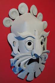 Paper Mask Pack 1 Pdf 2 Paper Mask Paper Mask Diy Cardboard Art