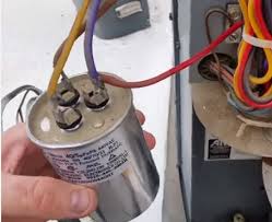 Use the nameplate data from step 1 above to find the correct size wire to conduct power to the central air conditioning unit. How To Go From A Dual Capacitor To A Single In A Air Conditioner Hvac How To