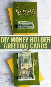 Attach all pieces of cardstock together with a glue stick or glue dots. Diy Money Holder Greeting Cards Creative Ways To Include Cash Gifts