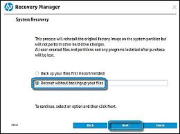 Adım adım yardımcı olur musunuz? Hp Pcs Performing A System Recovery Windows 10 Hp Customer Support