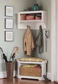 Entryway Organization Ideas Corner Entry Shelf Corner Bench With Storage Home Diy Corner Storage