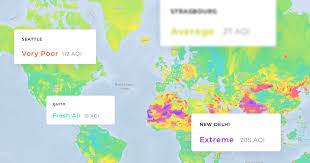 The european air quality index allows users to understand more about air quality where they live, work or travel. World Air Map Live Air Quality Everywhere In The World