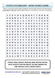 We did not find results for: Physics Vocabulary Word Search Puzzle In English