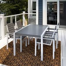 Polywood Mod 36 X 73 Dining Table Polywood Outdoor Furniture Rectangle Dining Set Outdoor Dining Set
