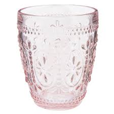 Gobelet En Verre Rose Lot De 6 Maison Du Monde