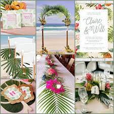 Wedding Wednesday Palm Tree Wedding Ideas Palm Tree Wedding Decor Tropical Wedding Beach Theme Wedding