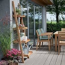 Normandie Regal Teak Gartenregal Aussenwanddekorationen Teakholz Gartenbank