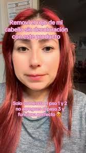 Como Removi el rojo sin decoloracion de mi cabello?🩷#dying #hair  #colorchange #red#to #almendra #foryoupage❤️ #parati