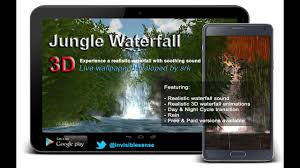 jungle waterfall 3d live wallpaper
