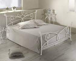 Ikea doppelbett weiss bett malm 140 metall ebay leirvik. Doppelbett Aus Metall In 140x200 Cm Anthrazit Porco