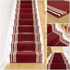 Key Red Stair Carpet Runner For Narrow Staircase Modern Quality Cheap New Stair Runner Carpet Carpet Stairs Carpet Runner