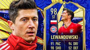 Last but not least is robert lewandowksi of bayern munchen. Robbed Of 99 98 Toty Lewandowski Player Review Fifa 21 Ultimate Team Youtube