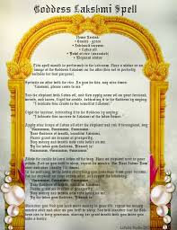 Goddess Lakshmi Information Page 2 Lapulia Book Of Shadows Magick Spells Goddess Lakshmi Magick
