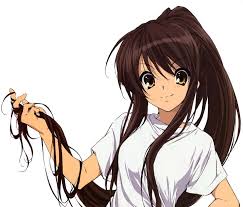 Unlike bright hair colors, there's no defining factor, style or cliches for an anime character with. Medium Dark Brown Hair Anime Girl Novocom Top