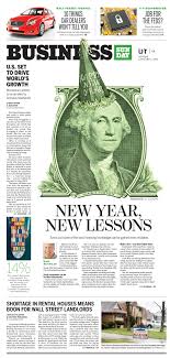 Financial Resolutions For The New Year Illustration By Cristina Byvik Newspaper Design Business Design Design