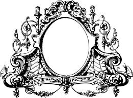 Download Decorative Vintage Mirror Public Domain Vectors