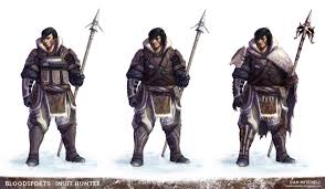 愛斯基摩 戰士 Inuit Character Art Warrior